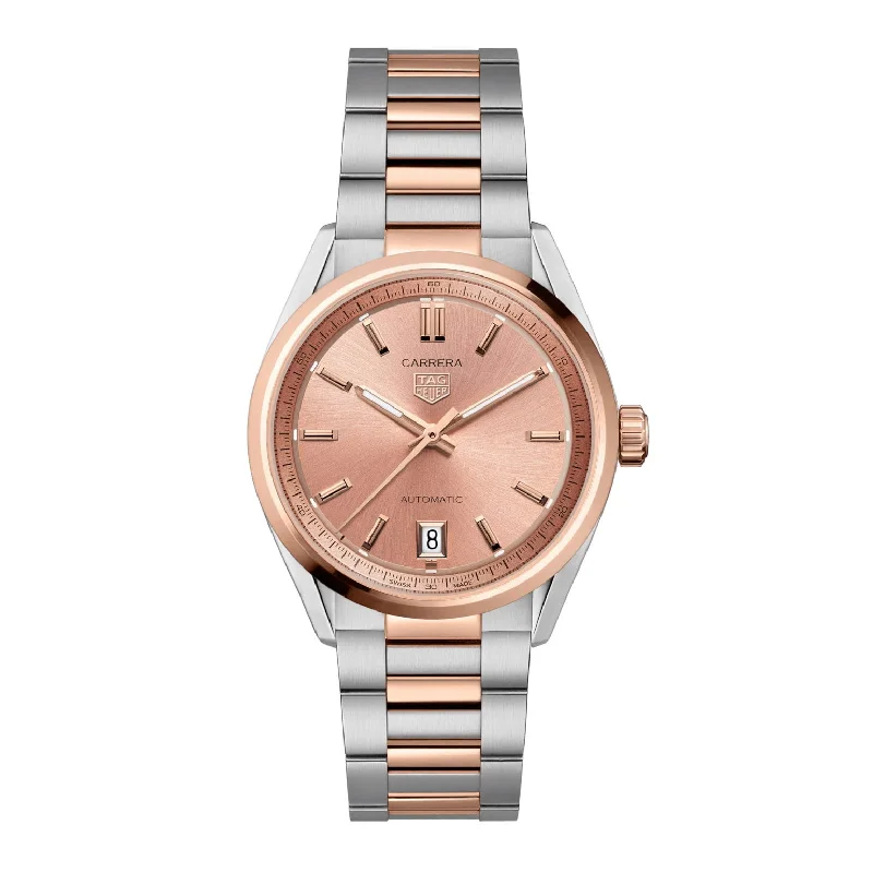 Tag Heuer Carrera Ladies Pink Copper Automatic Watch WBN2350.BD0000