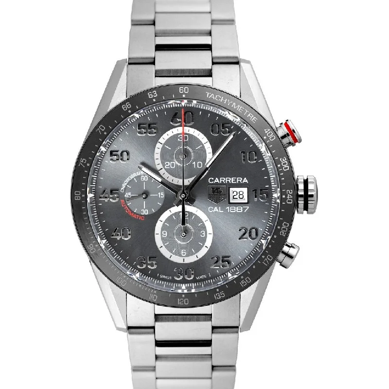 Tag Heuer Men's CAR2A11.BA0799 Carrera Chronograph Stainless Steel Watch