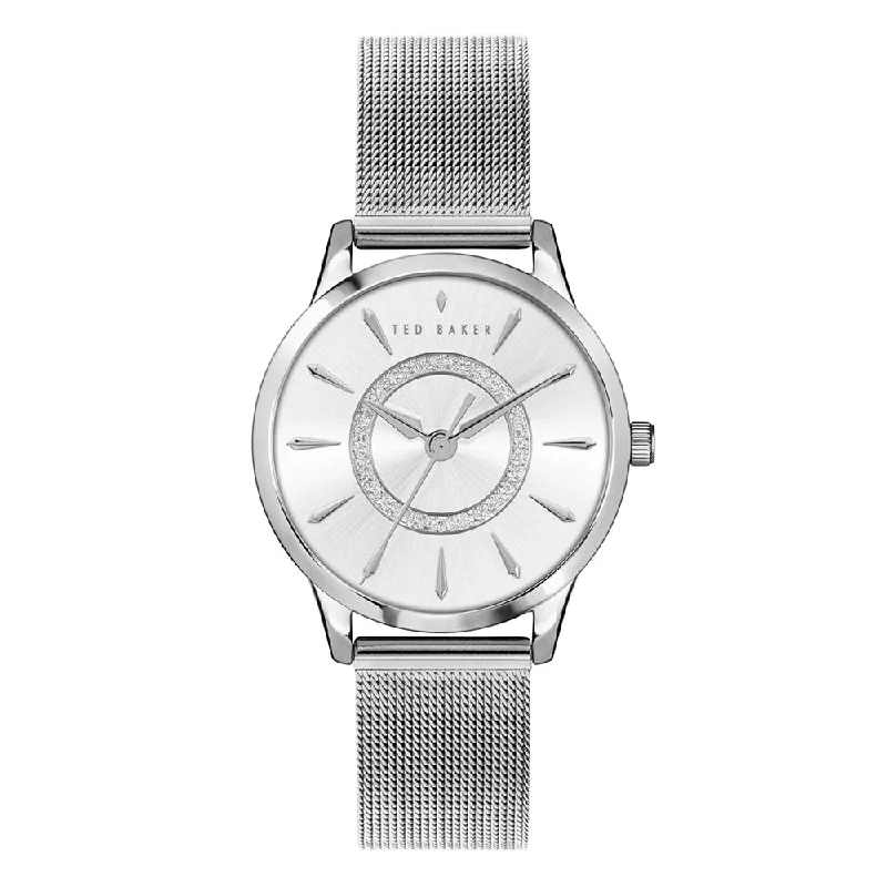 Ted Baker Fitzrovia Classic Chic Ladies Silver Watch BKPFZF126