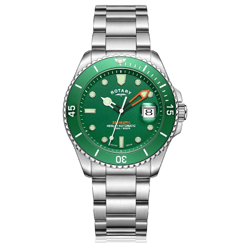 Rotary Seamatic Men's green Watch GB05430/24