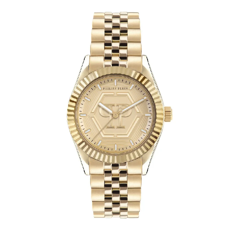 Philipp Plein Rock Couture Ladies  Gold Watch PW2BA0523