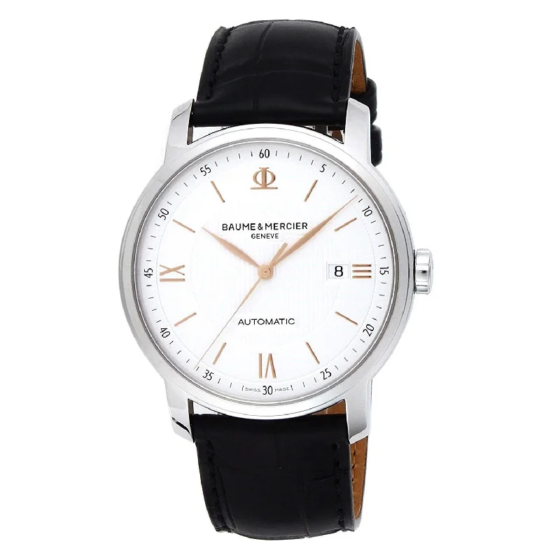 Baume & Mercier Men's MOA10075 Classima Black Leather Watch