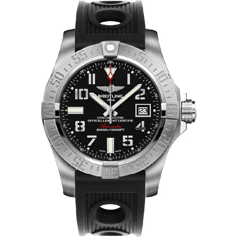 Breitling Men's A1733110-BC31-200S Avenger II Seawolf Black Rubber Watch