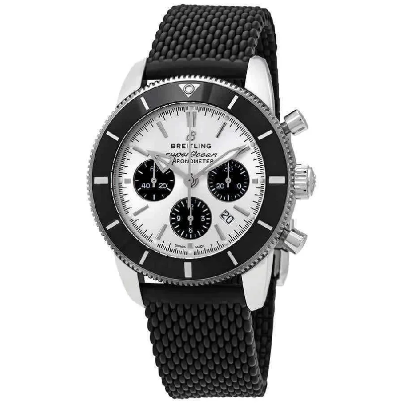 Breitling Men's AB0162121G1S1 Superocean Heritage II Chronograph Black Rubber Watch