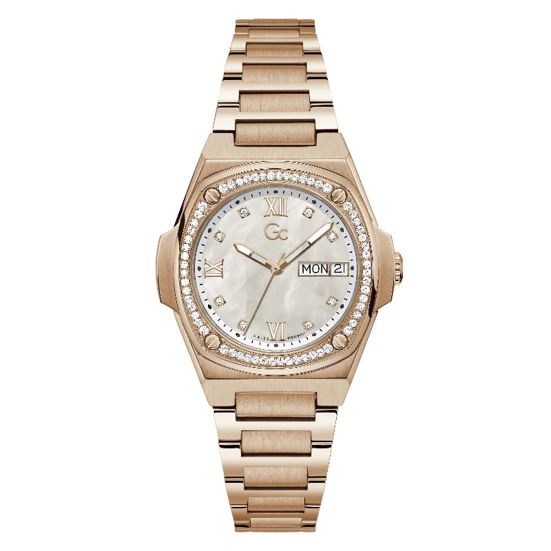 Gc Coussin Shape Lady Ladies White Watch Y98002L1MF