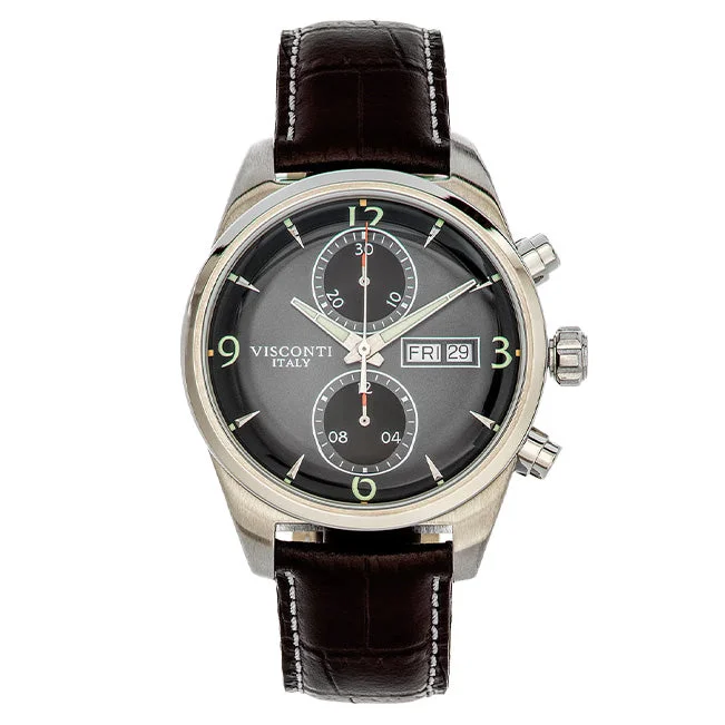 Visconti Watch Roma 60s 42mm Black KW21-04