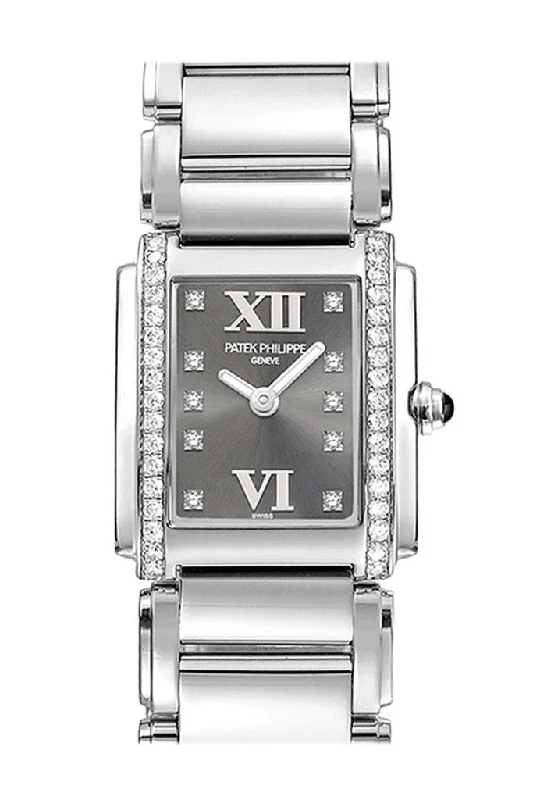 Patek Philippe Twenty four "Eternal Gray" Dial 30mm Ladies Watch 4910/10A-010