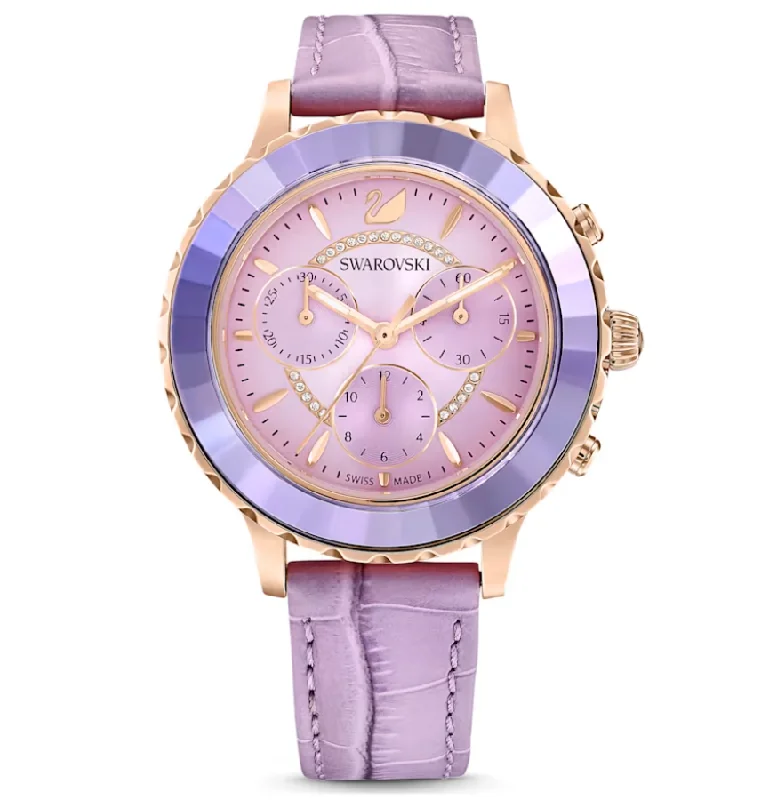 Swarovski Watch Octea Lux Chrono Purple 5632263