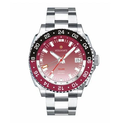 Vesuviate Men's Watch GMT Volare Red