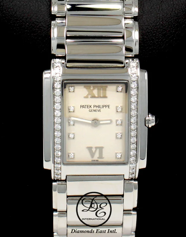 Patek Philippe Twenty 4 4910/10A-011 Factory Diamonds Steel Watch