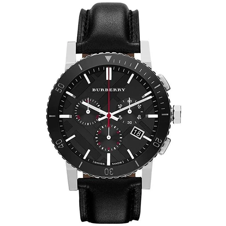 Burberry Men's Watch Chronograph The City Black BU9382