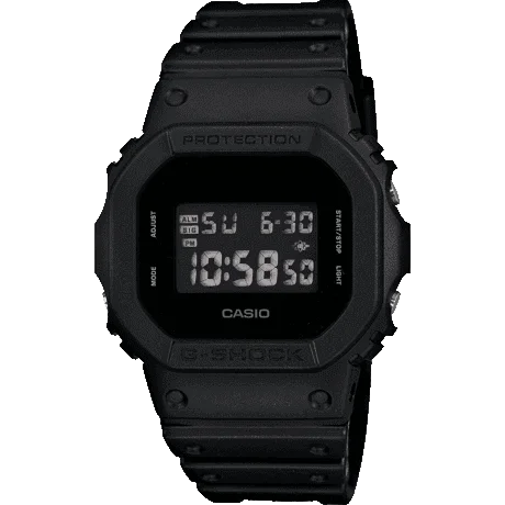 Casio G-Shock Watch Men's Black on Black DW-5600BB-1DR