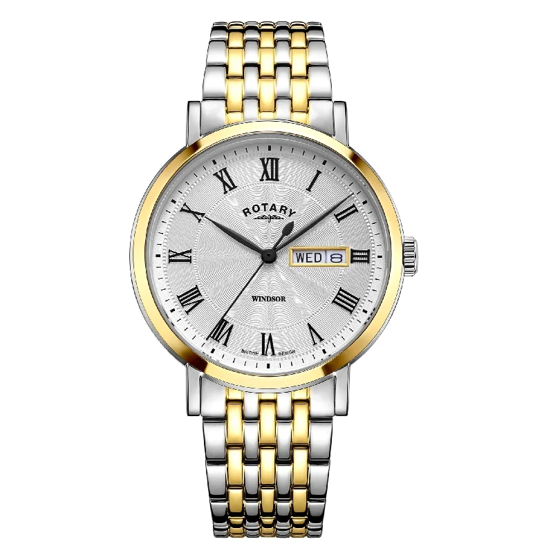 Rotary Windsor Men's Silver Watch GB05421/01